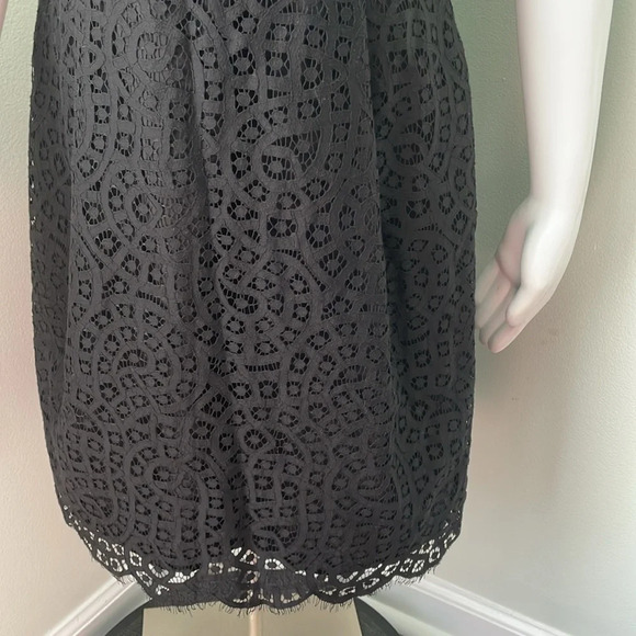 Gap Black Eyelet Sleeveless Dress size 0 NEW - Picture 3 of 8